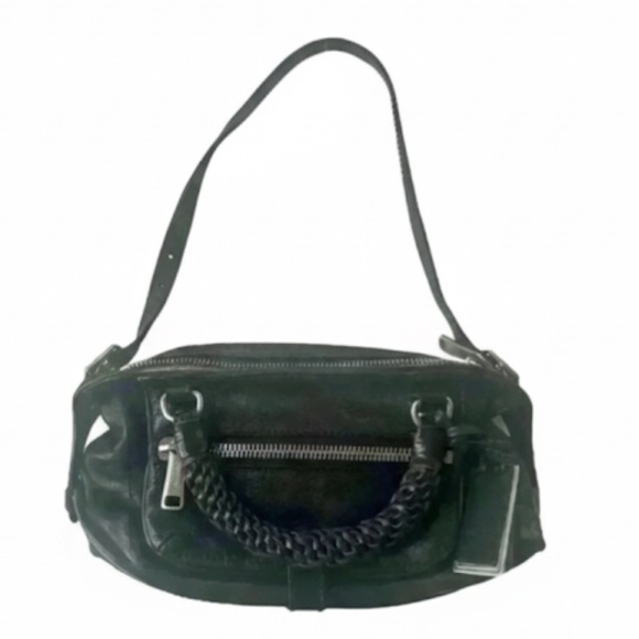 Gryson "Elissa" Black Leather Bag EUC! - Picture 1 of 10